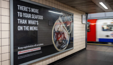 Environmental Justice Foundation | London Underground posters call on…