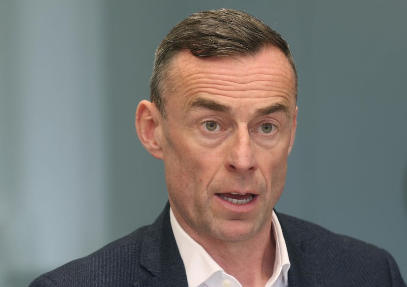Rob Heron EY Managing Partner speaks to The Irish News.
PICTURE COLM LENAGHAN