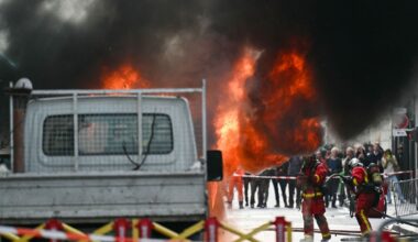 Explosions as van erupts in flames near French Prime Minister’s office in Paris