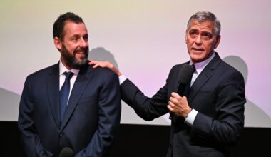 George Clooney, Adam Sandler Thrill London at 'Jay Kelly' Premiere