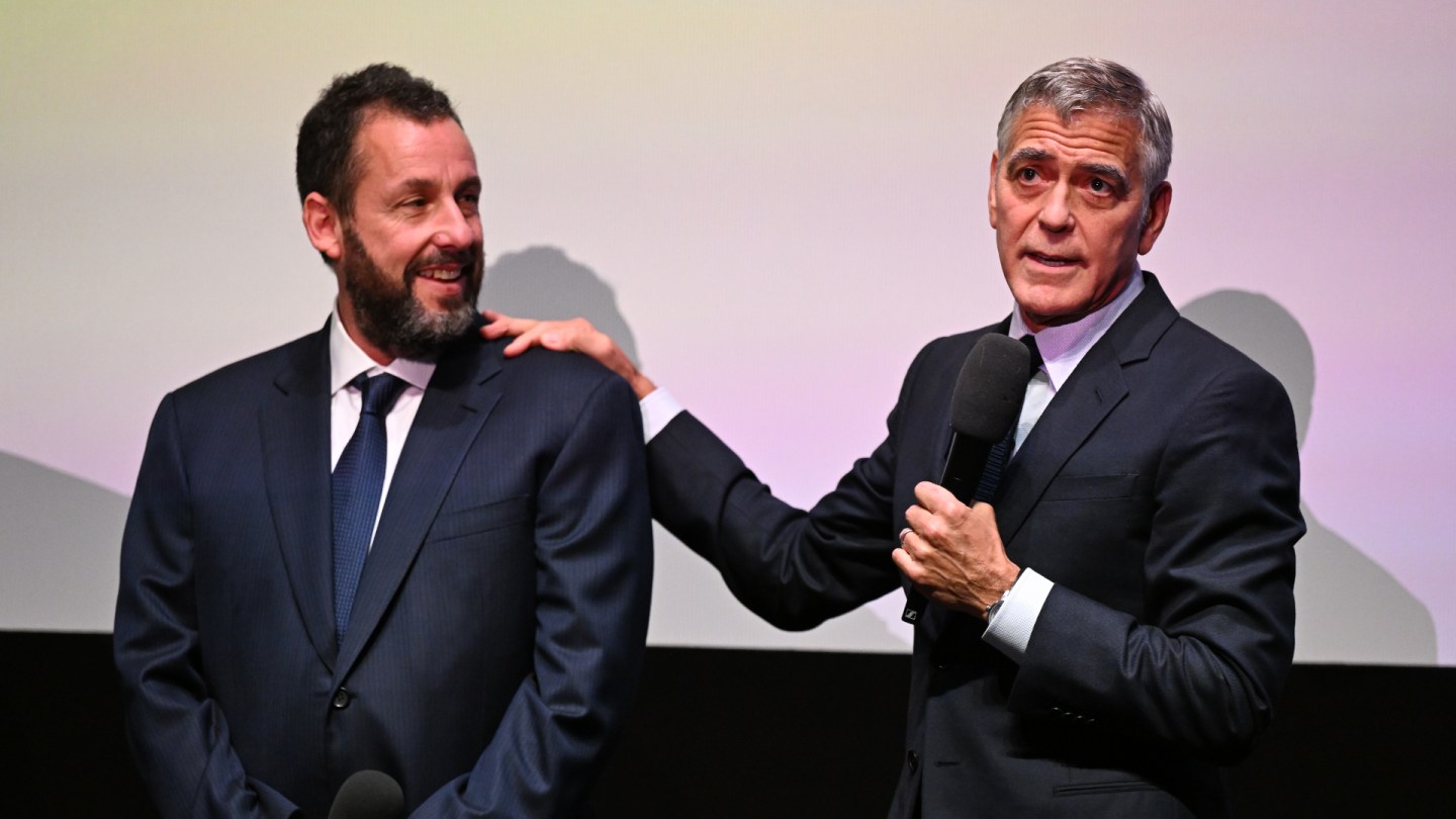 George Clooney, Adam Sandler Thrill London at 'Jay Kelly' Premiere