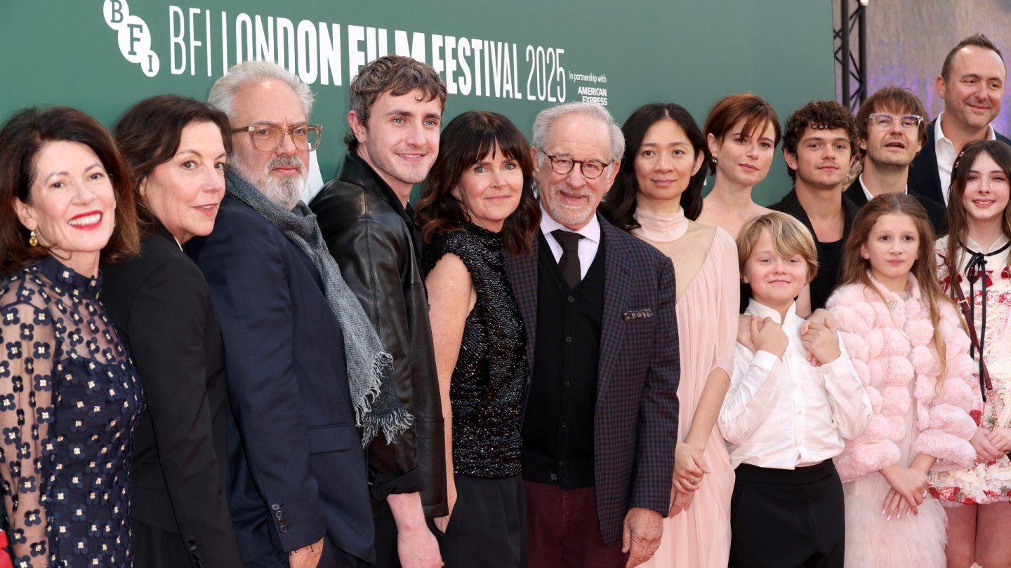 Chloé Zhao, Steven Spielberg and 'Hamnet' Cast at London Film Festival