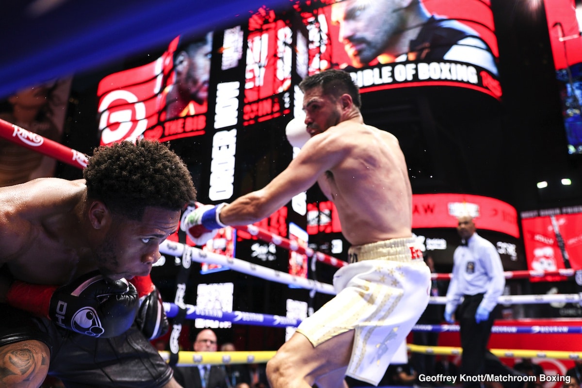 Image: Eddie Hearn Confirms Bill Haney’s Fears: Devin Is “Concerned With Getting Hit” After Ryan Garcia Knockdowns