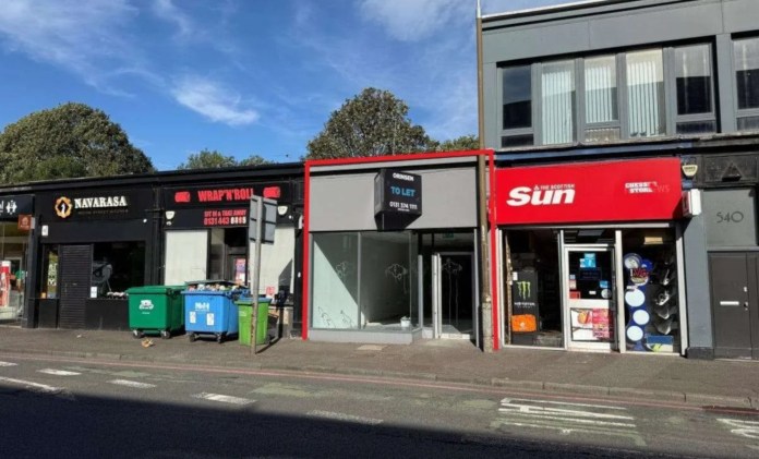 The vacant unit at 544 Gorgie Road