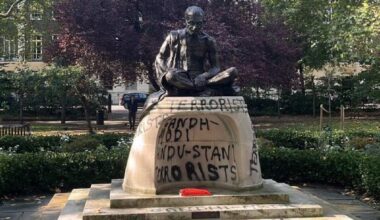 Indian High Commission Condemns Gandhi Statue Vandalism In London: 'Shameful Act' | World News