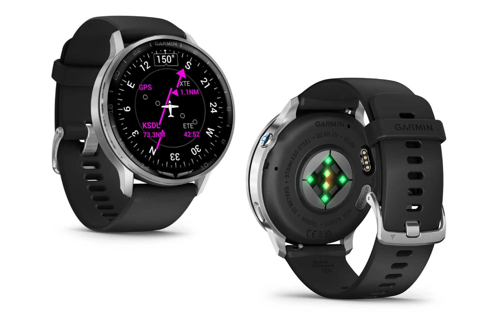 D2 Air X15: Garmin releases new mid-range smartwatch with AMOLED display and built-in flashlight