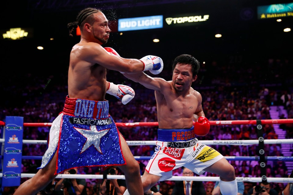 Thurman has a famous history with Pacquiao, losing to the legend six years ago