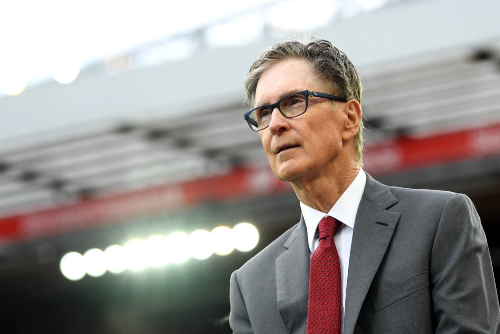 John Henry pictured in attendance during a Premier League game between Liverpool and Norwich City.