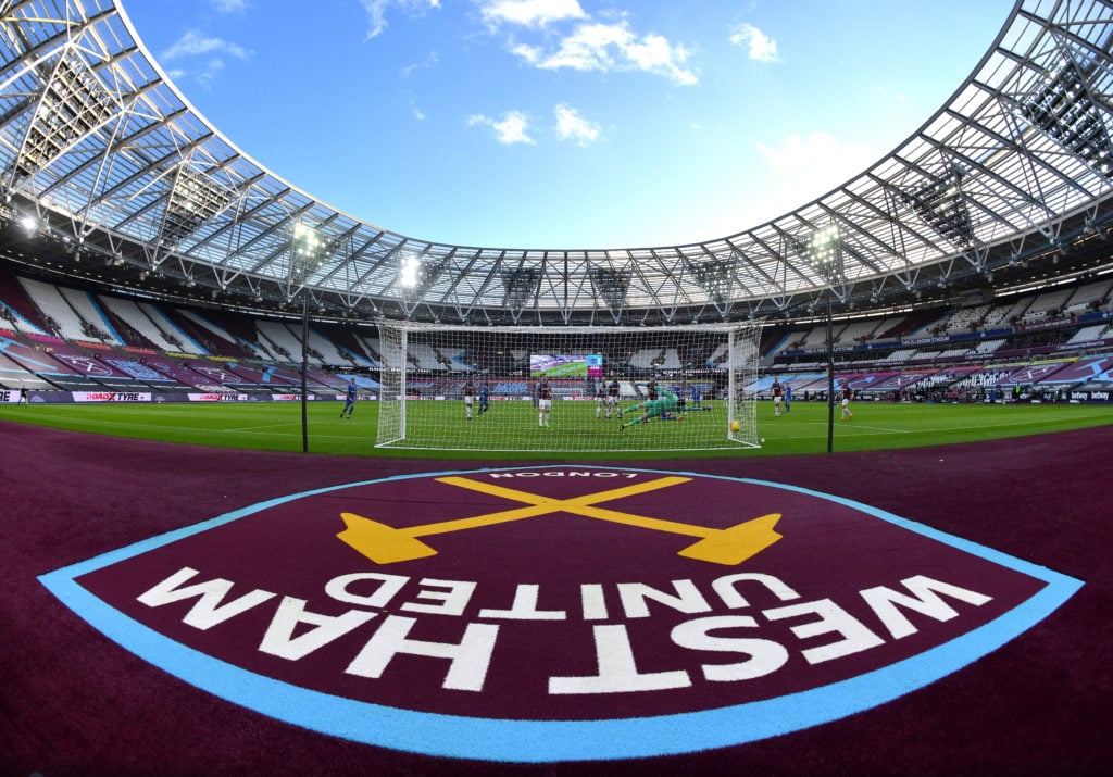 A general view inside West Ham's London Stadium