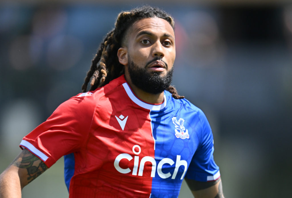 Jairo Riedewald in action for Crystal Palace
