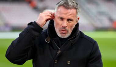 Jamie Carragher reveals the only thing that could stop Arsenal beating Liverpool to the title