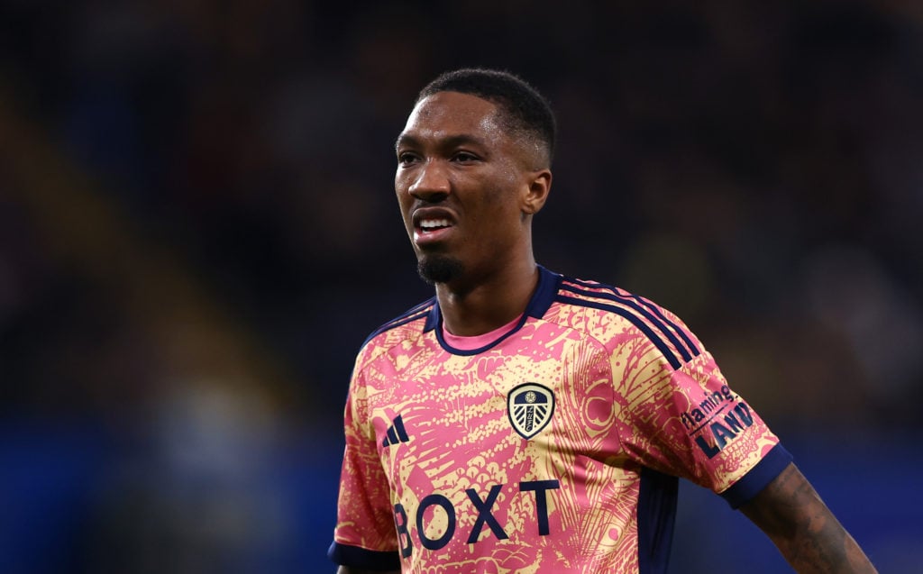 Jaidon Anthony in action for Leeds.