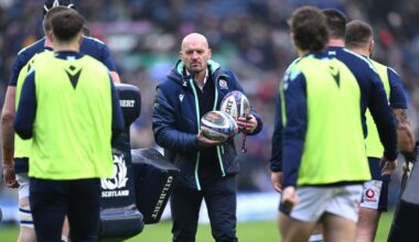 Scotland boss Gregor Townsend takes flight