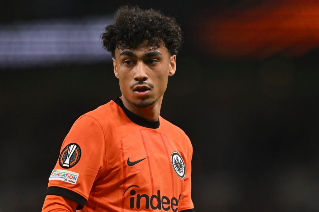 Nathaniel Brown has been linked with Leeds after starring for Frankfurt.