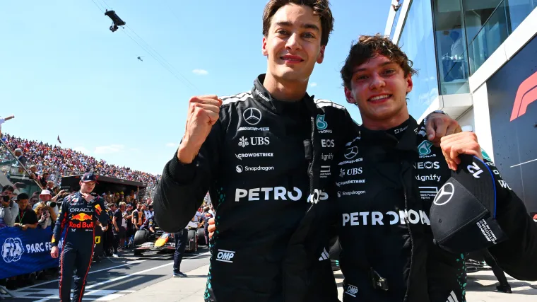 Toto Wolff reveals why Mercedes driver pairing's contracts took so long image
