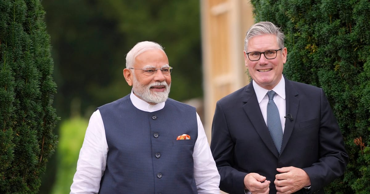 Keir Starmer and Narendra Modi eye closer tech ties at Mumbai summit – POLITICO