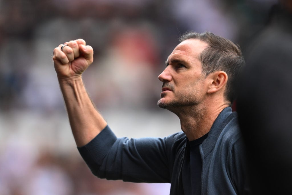 Frank Lampard celebrates during Derby County v Coventry City - Sky Bet Championship