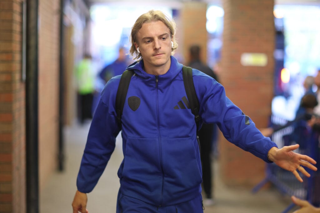 Sebastian Bornauw before featuring for Leeds vs Sheffield Wednesday