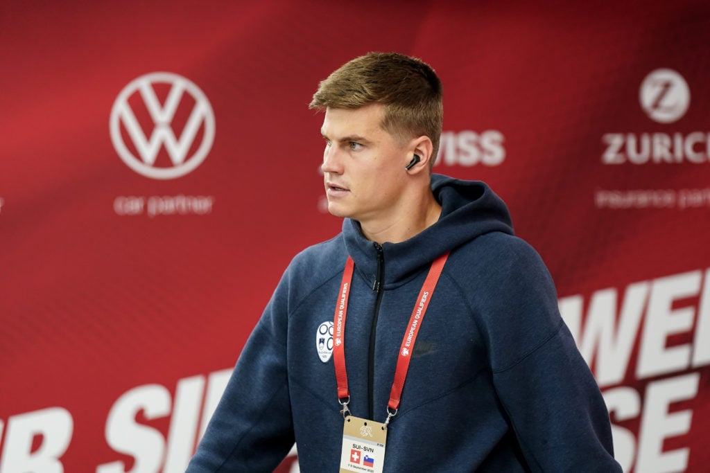 Jaka Bijol ahead of Switzerland v Slovenia - FIFA World Cup 2026 Qualifier