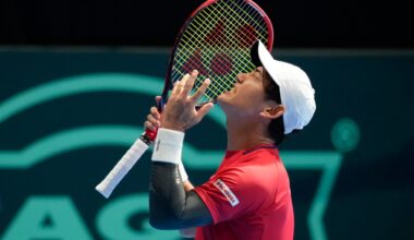 Three-time ATP champion falls to his lowest ranking since 2018 after losing nine consecutive matches