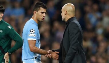Manchester City’s Rodri ‘not ready to play three games a week’ – Pep Guardiola