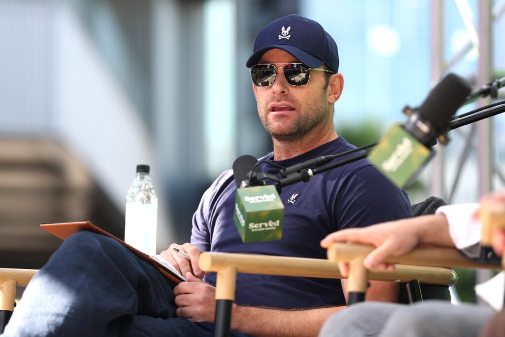 Andy Roddick pictured during the 2025 Laver Cup