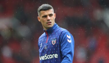Granit Xhaka ranks ‘unbelievable’ Liverpool player over Cole Palmer as he delivers guarantee to fans