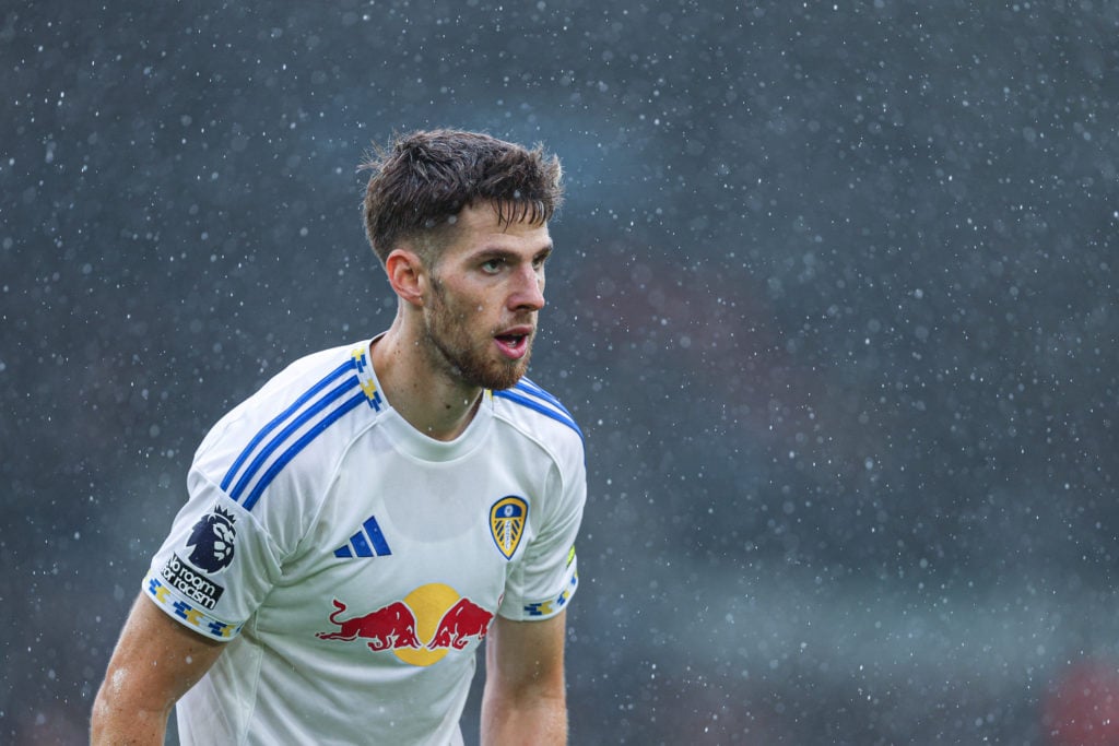 Leeds United midfielder Anton Stach