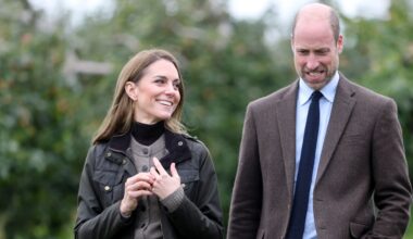 Kate Middleton and Prince William Wear Tweed For an Apple Picking Excursion, Naturally