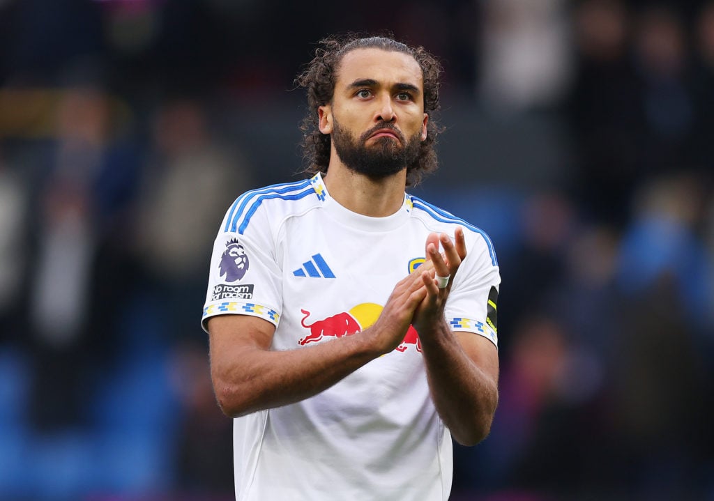 Dominic Calvert-Lewin applauds fans after Burnley v Leeds United - Premier League