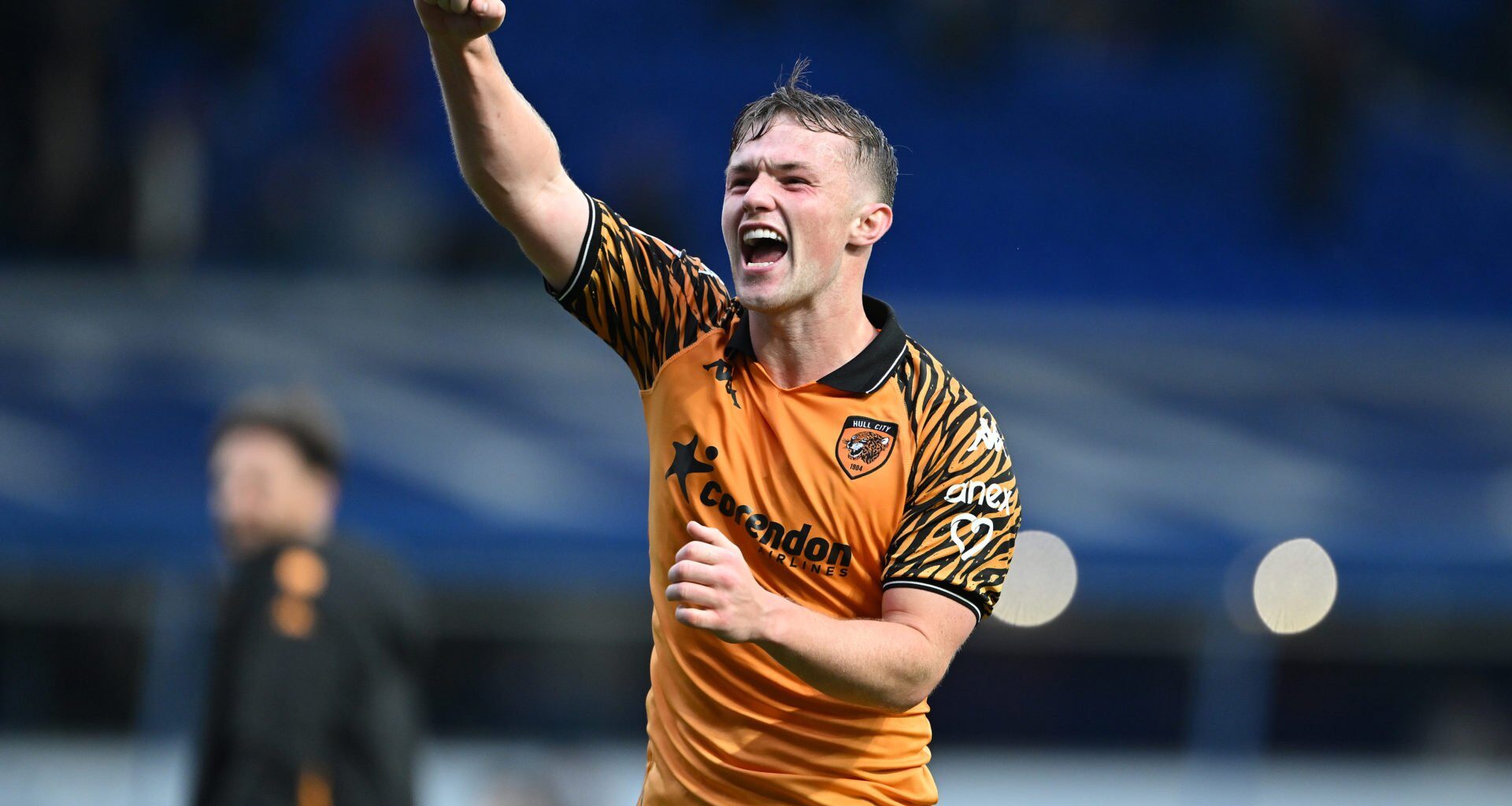 Oli McBurnie and Harry Gray react as Leeds United loanee Joe Gelhardt scores again