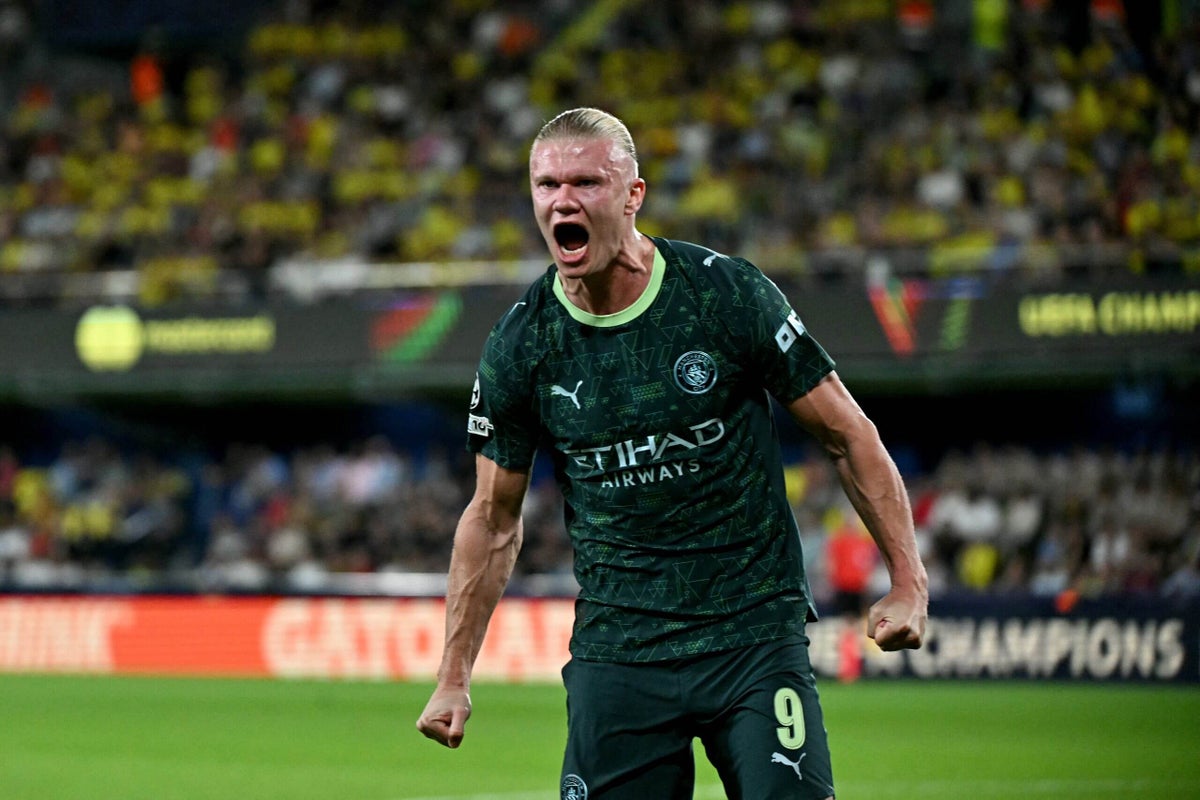 Villarreal 0 Manchester City 2 – Haaland equals a Ronaldo record as City dominate