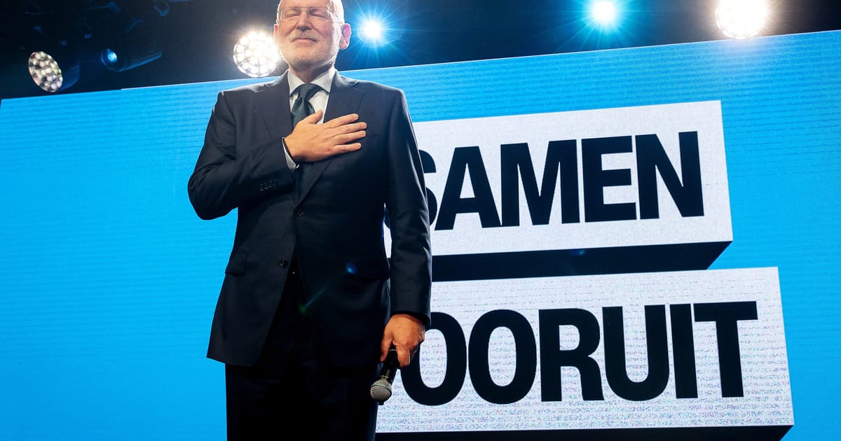 How Frans Timmermans’ EU job destroyed his Dutch political career – POLITICO