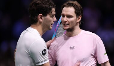 Alexander Bublik says what he found unusual about Taylor Fritz's performance against him at the Paris Masters 