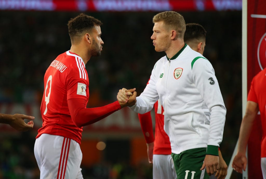 James McClean prepares for the World Cup qualifier against Wales