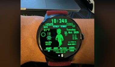 Google Pixel Watch 4 Pip Boy Watch Face
