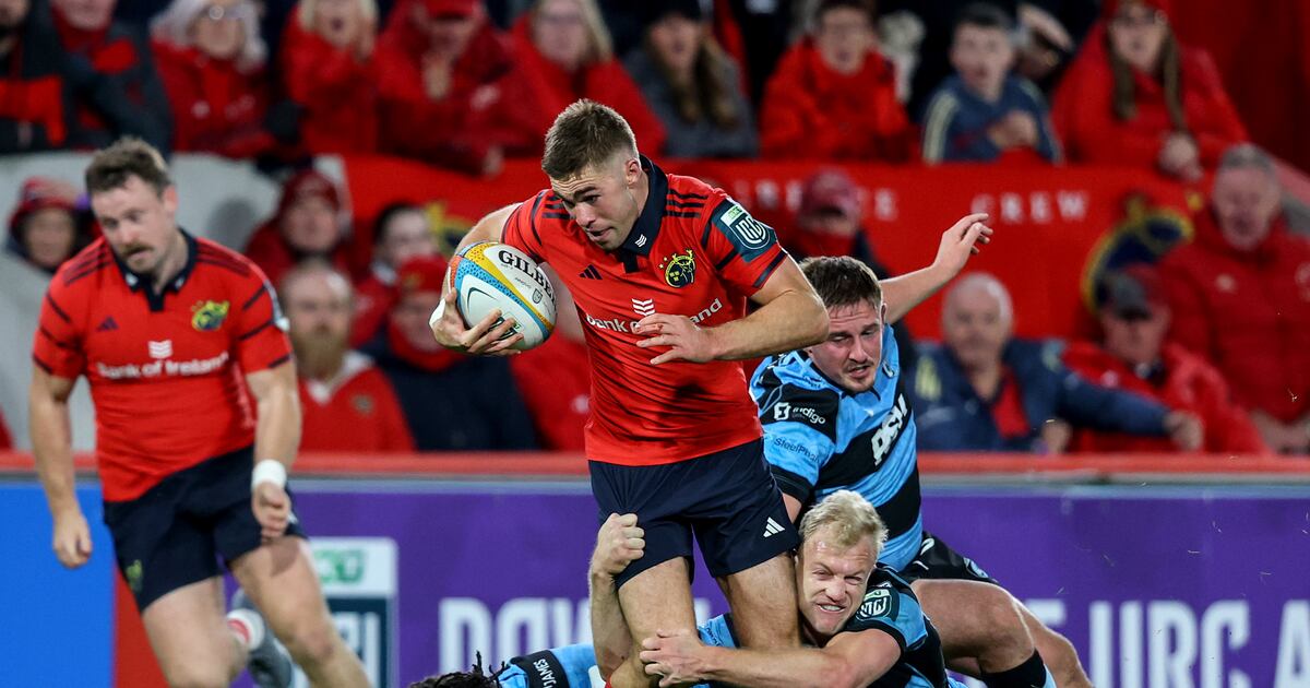 Munster to face Edinburgh without scrumhalf Craig Casey, but ‘it’s not all doom and gloom’ – The Irish Times