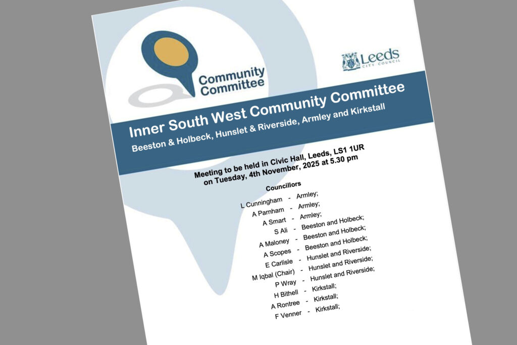 Inner South West Community Committee agenda published
