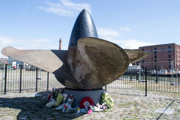 The Lusitania propeller on Mann Island