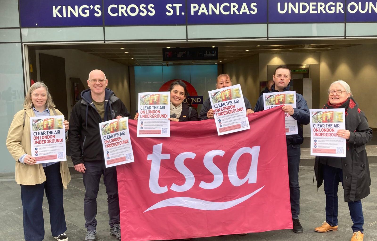 TSSA launch ‘Clear the Air’ on London Underground campaign