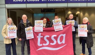TSSA launch ‘Clear the Air’ on London Underground campaign
