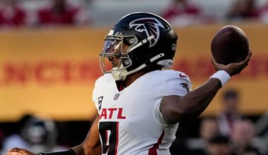 Penix, London set to play vs. Patriots