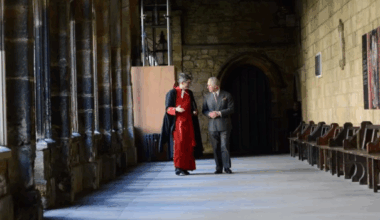 King Charles at the Durham Cathedral
