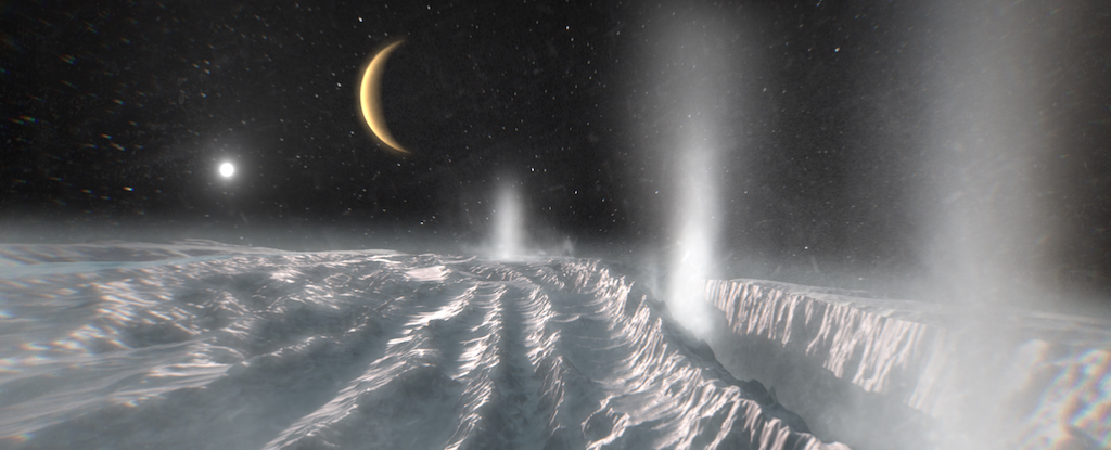Fresh Evidence of Complex Chemistry Found in The Alien Ocean of Saturn's Moon : ScienceAlert