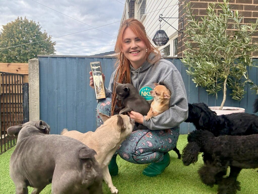 Natalie is top dog after winning award
