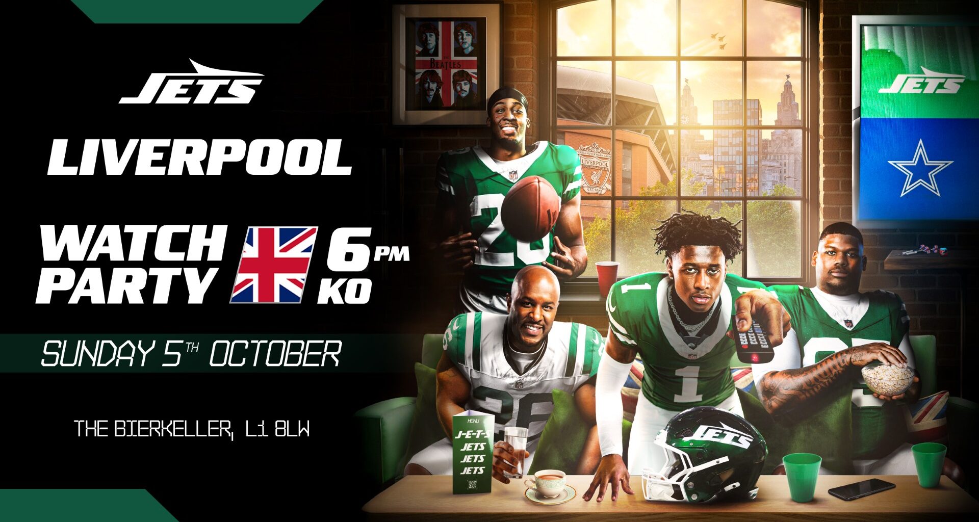 New York Jets to host Liverpool watch party