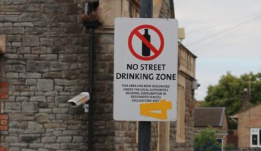 No drinking sign Guinea Lane Fishponds