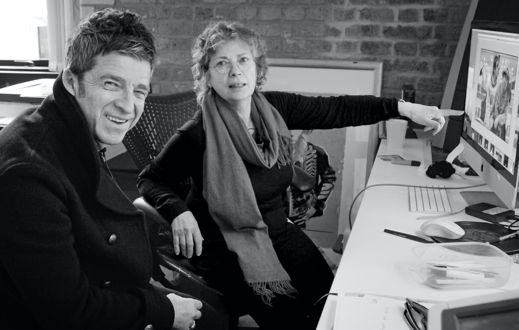 October 2023, Noel and Jill in Jill’s Studio, London, UK.