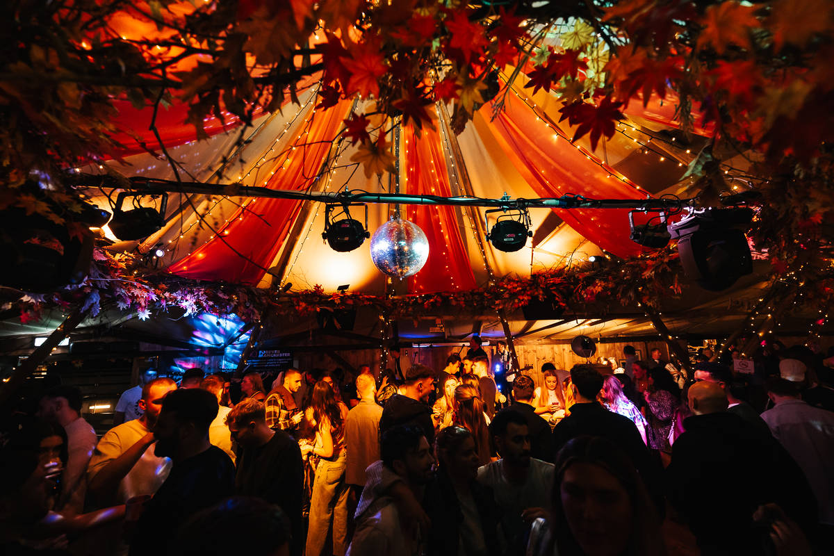 The Oast House's Huge Winter Teepee Complete With Roaring Fires, Twinkling Lights & Live Music Has Returned To Manchester