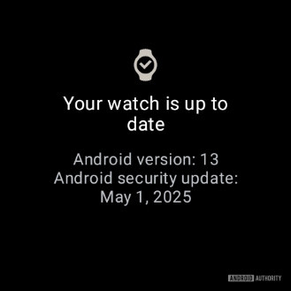 OnePlus Watch 2 running Wear OS 4 and May 2025 security patch